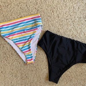 High Waisted Bikini Bottoms